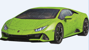 Ravensburger - Lamborghini Huracán Evo Verde 108p (10311299) thumbnail-2