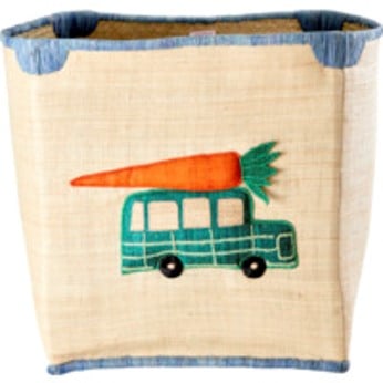 Rice - Raffia Baskets - Van and Carrot Large - Baby og barn