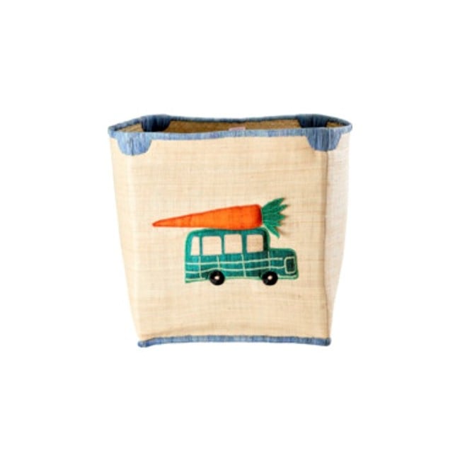 Rice - Raffia Baskets  - Van and Carrot  Large