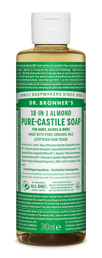 Dr. Bronner's - Flydende Sæbe Almond 240 ml