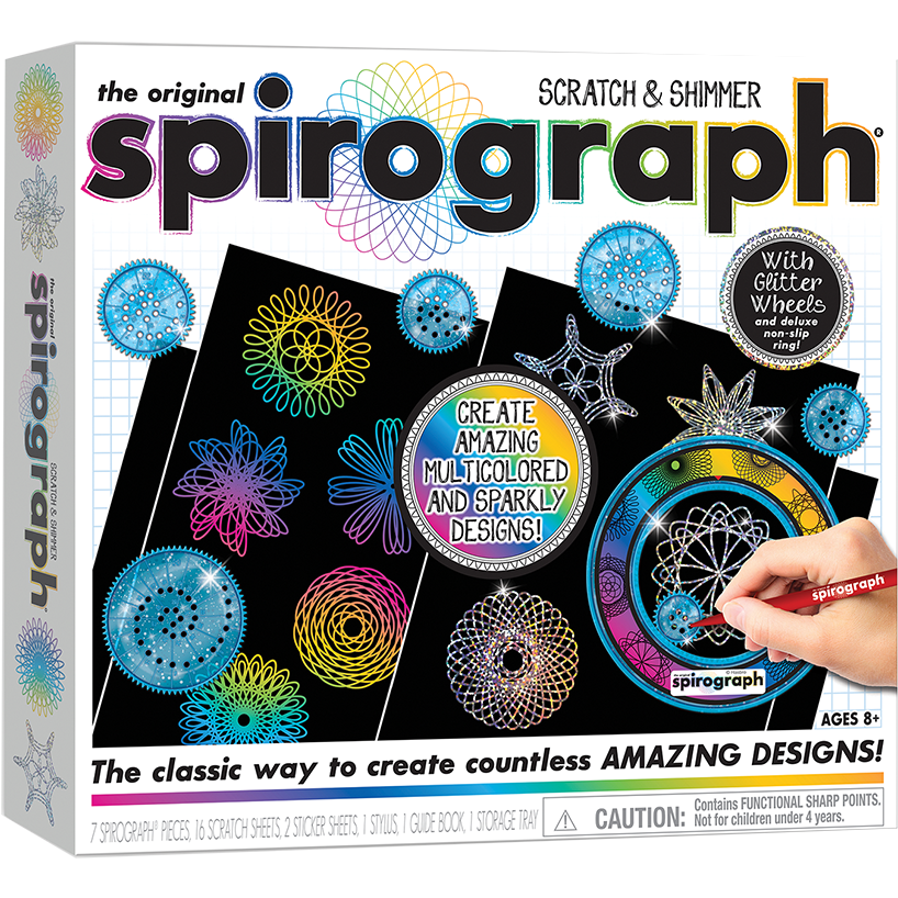 Spirograph - Scratch&Shimmer (33002156) - Leker