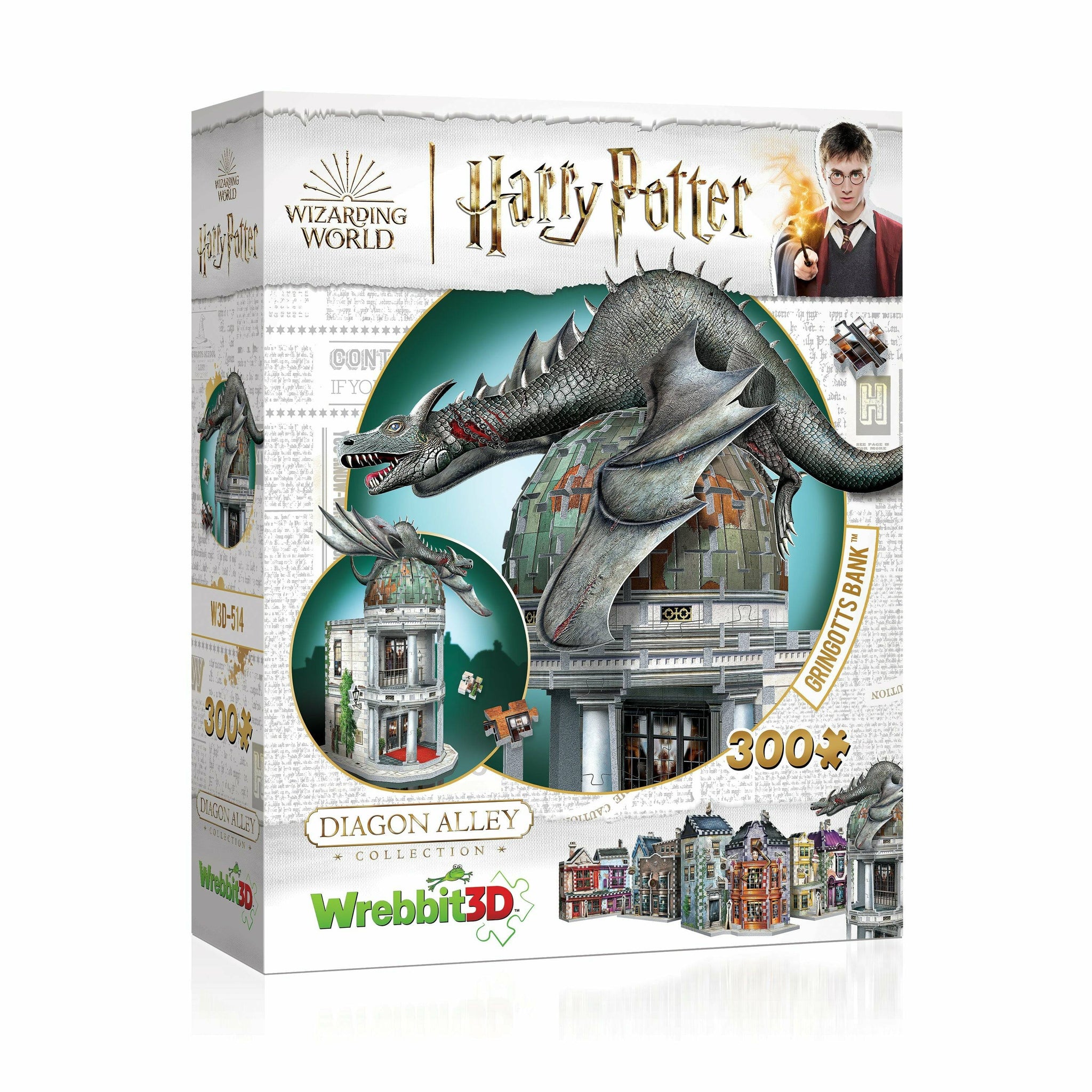 Wrebbit 3D Puzzles - Harry Potter - Gringotts Bank (40970016) - Leker