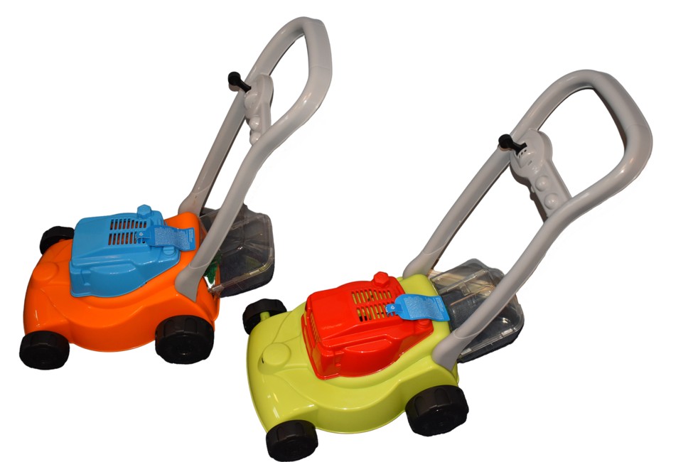 Lawn mower w / container - (13822)