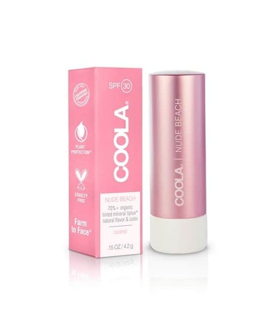 Coola - Mineral Liplux SPF 30 Nude Beach - Læbepomade