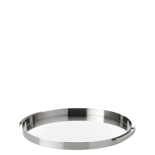 Stelton - Arne Jacobsen Cylinda Serveringsbricka Ø33.5 cm (Stål)
