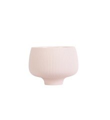 House Of Sander - Kera fluted flowerpot - Soft pink (2175)