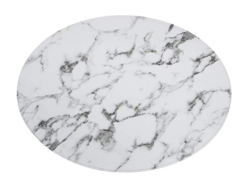 House Of Sander - Oval marble placemat - White (40115)