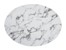 House Of Sander - Oval marmor dækkeserviet - Hvid thumbnail-1