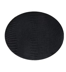 House Of Sander - Snake imitated placemat - Black (40110)