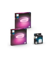 Philips Hue - 2x Infuse Stor Loftslampe & Bridge - Bundle