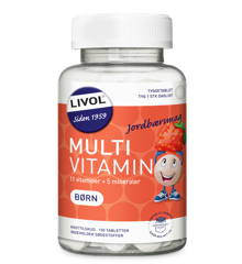 Livol - Livol Multivitamin Børn Jordbær 150 Stk