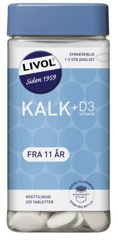 Livol - Livol Kalk +D3 Vitamin 225 Stk