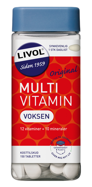 Livol - Livol Multivitamin Voksen 150 Stk
