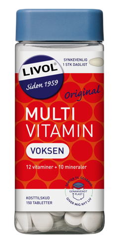 Livol - Livol Multivitamin Voksen 150 Stk