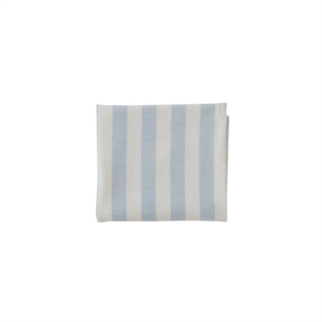 OYOY Living - Striped Tablecloth 200x140 cm - Ice Blue (L300301)