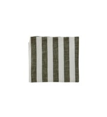 OYOY Living - Striped Tablecloth 200x140 cm - Olive (L300303)
