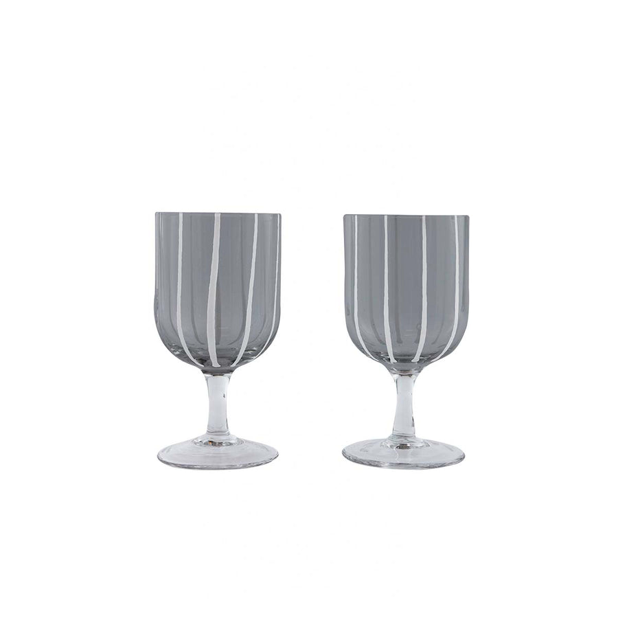 OYOY Living - Mizu Wine Glass - Pack of 2 - Grey (L300547)