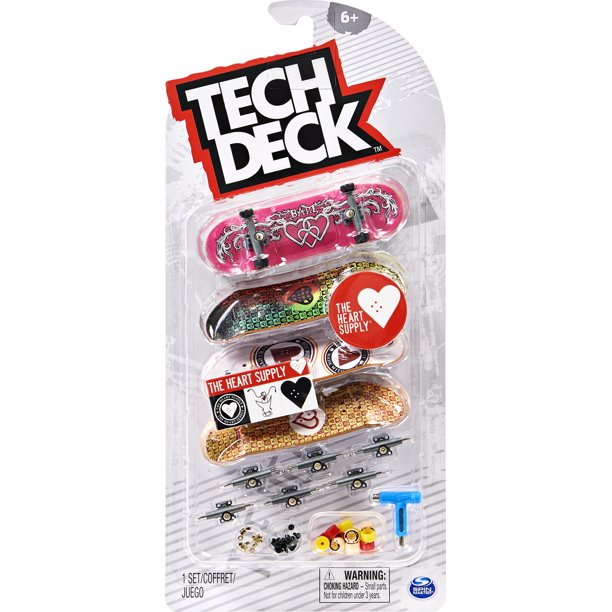 Tech Deck - Finger Skateboard 4 Pack - The Heart Supply