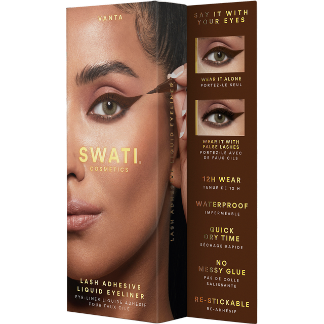 SWATI - VANTA Lash Adhesive Liquid Eyeliner Brown