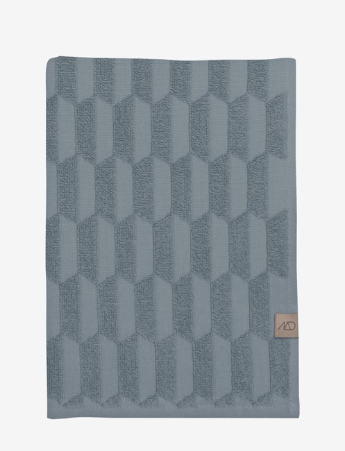 Mette Ditmer - Geo Towel 50 x 95 cm - Stone blue