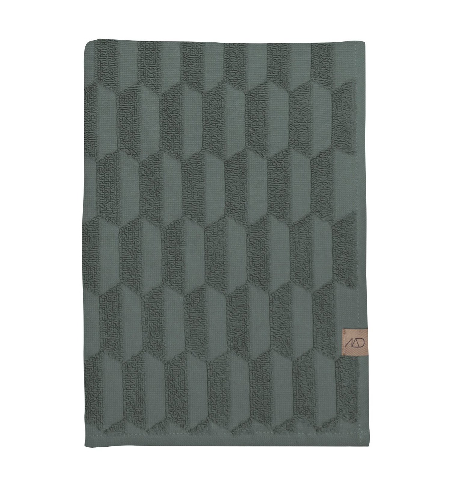 Mette Ditmer - Geo Towel 50 x 95 cm - Pine green