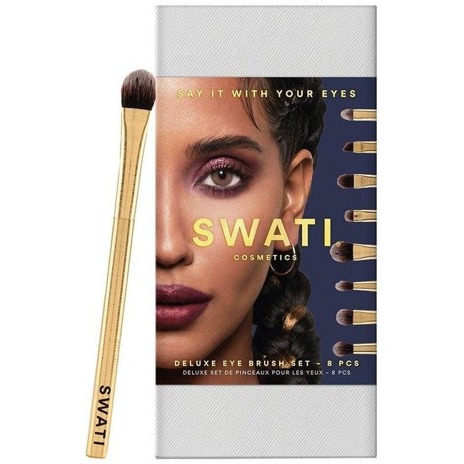 SWATI - Deluxe Eye Brush Set - 8 Pcs