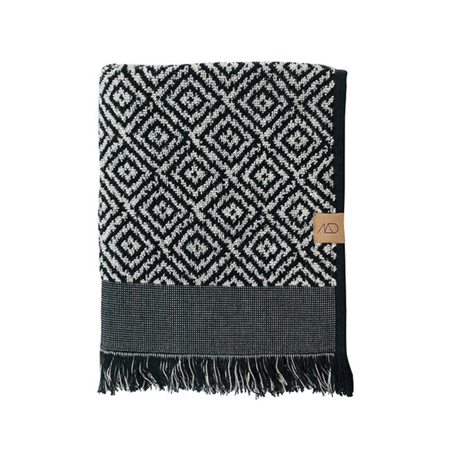 Mette Ditmer - Morocco Guest Towel 35 x 60 cm - Black / White