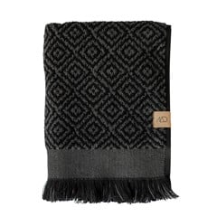 Mette Ditmer - Morocco Bath Towel 70 x 140 cm - Black / Grey