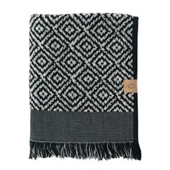 Mette Ditmer - Morocco Bath Towel 70 x 140 cm - Black / White