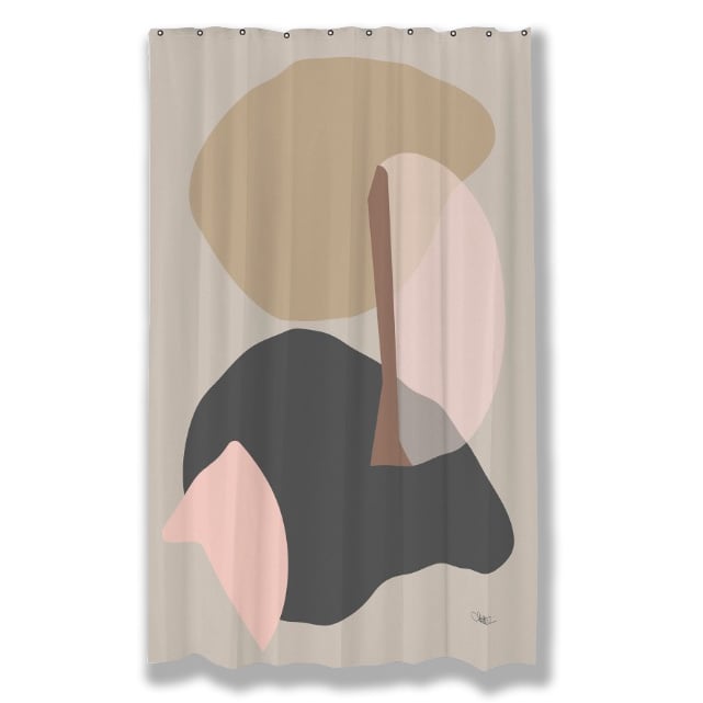 Mette Ditmer - Shower Curtain 150x200 cm - GALLERY Sand - Hjemme og kjøkken