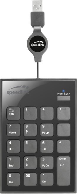 Speedlink - DIGY Scissor Keypad, black