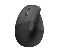 Logitech - Lift Left Vertical Ergonomic Mouse, Graphite Black