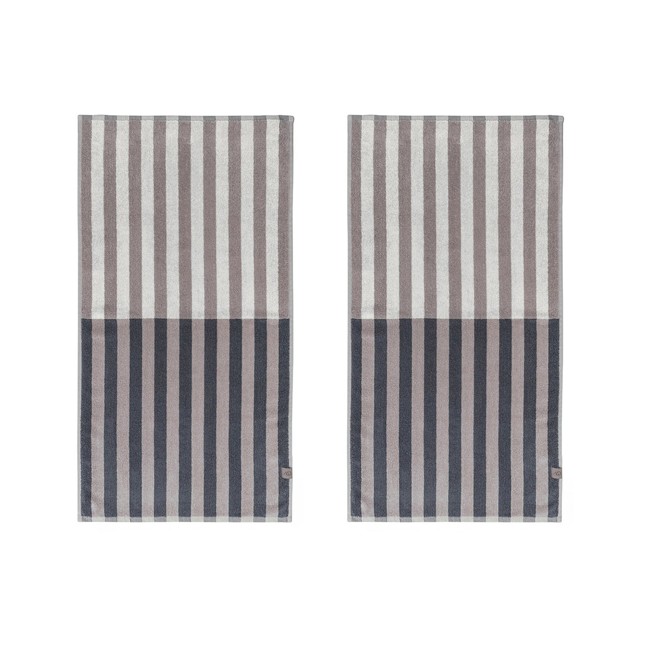 Mette Ditmer - Disorder håndklæde 2 pak. 40x55 cm - Off-White