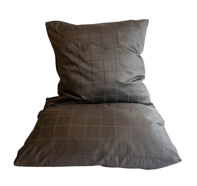 omhu - Mega Tern Bed Linen 140x200 - Dark Grey (200102028)