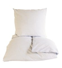 omhu - Mini Striped Bed Linen 140x200 - Sand / White (200202120)