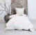 omhu - Mini Striped Bed Linen 140x220 - Sand/White (220202120) thumbnail-3