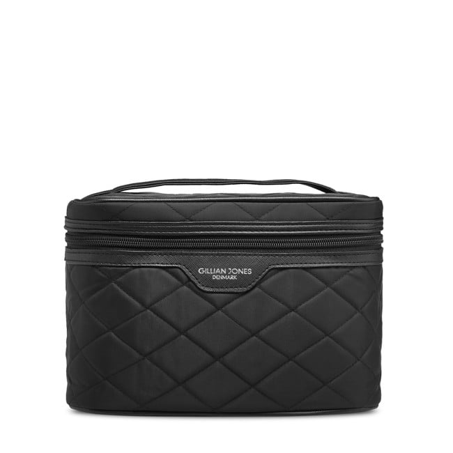 Gillian Jones - Urban Travel Box  Black Quilt Black - Kulturbeutel