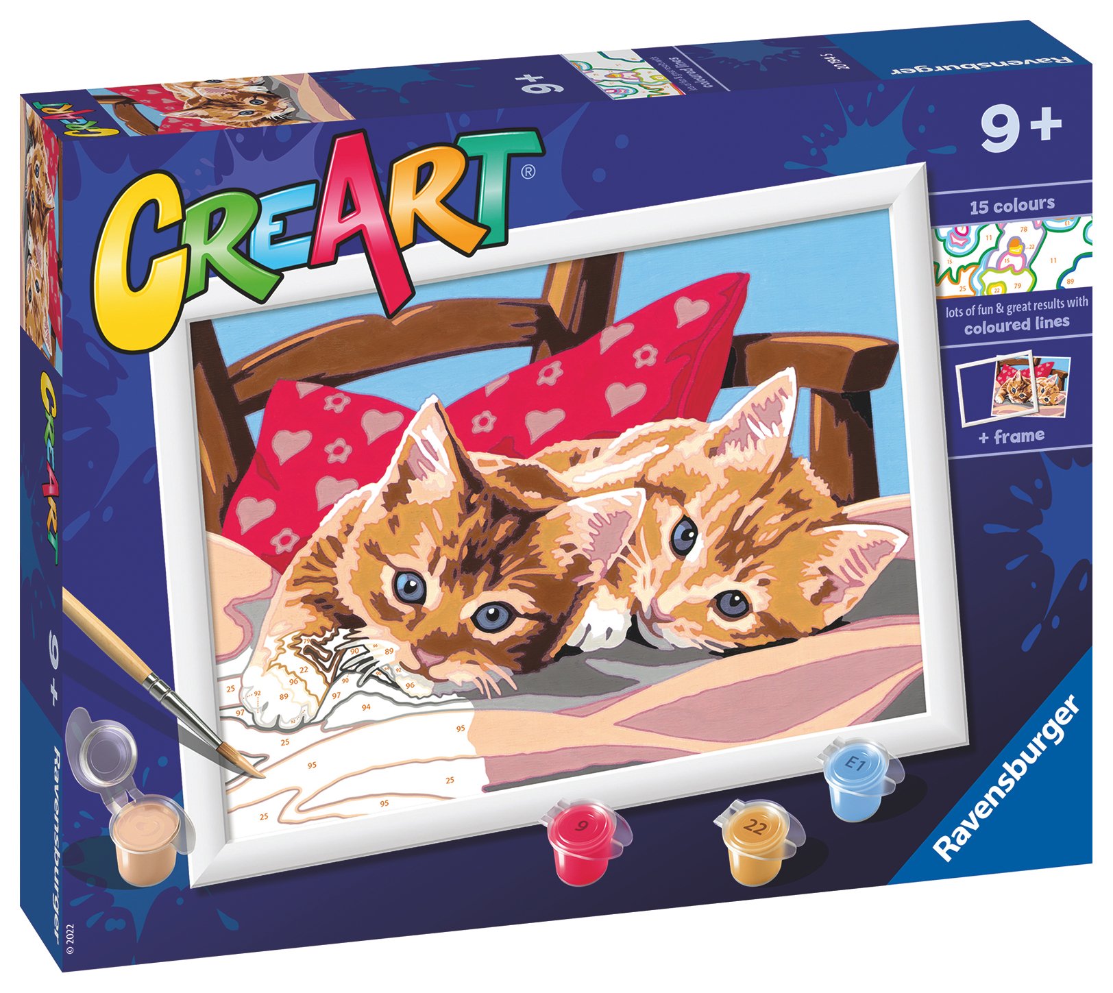 Ravensburger - CreArt Two Cuddly Cats - (11220194)