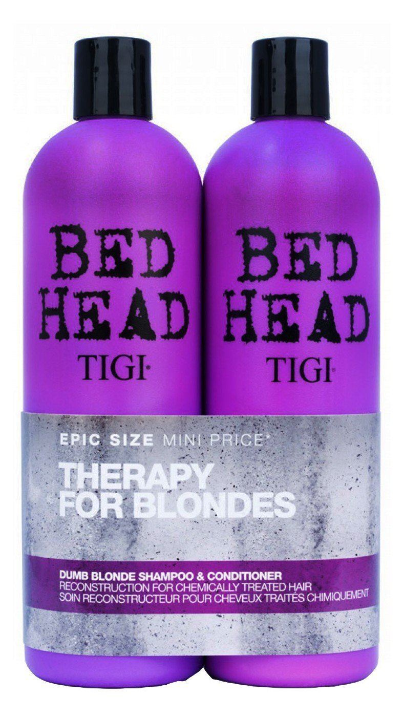 TIGI - Bed Head Dumb Blonde Shampoo + Conditioner 2 x 750 ml - Skjønnhet