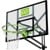 EXIT - Galaxy wall-mounted basketball backboard - green/black (46.01.10.00) thumbnail-1