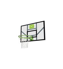 EXIT - Galaxy basketball backboard with hoop and net - green/black (46.40.20.00)
