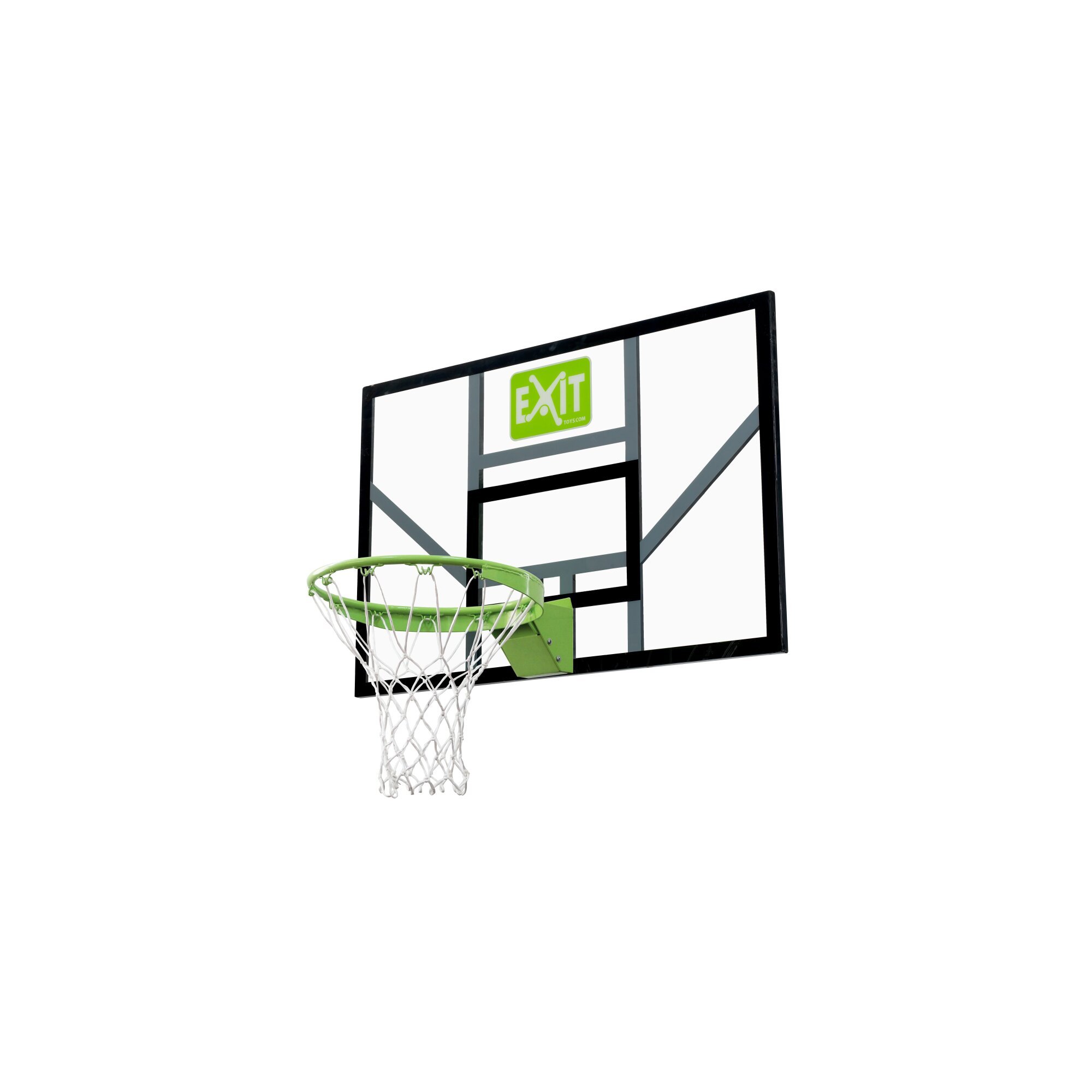 EXIT - Galaxy basketball backboard w/dunk hoop and net - green/black (46.40.30.00) - Leker