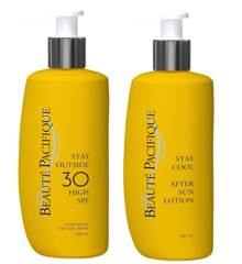 Beauté Pacifique - Stay Outside Solcreme SPF 30 200 ml +  Stay Cool After Sun 200 ml