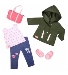 Our Genration - Deluxe Doll Clothes, Green Jacket - (730419)