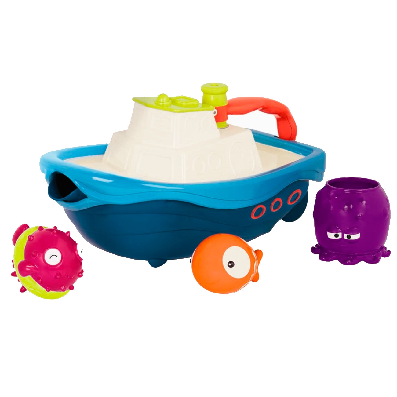 B Toys - Boat with bath toys - (701520)
