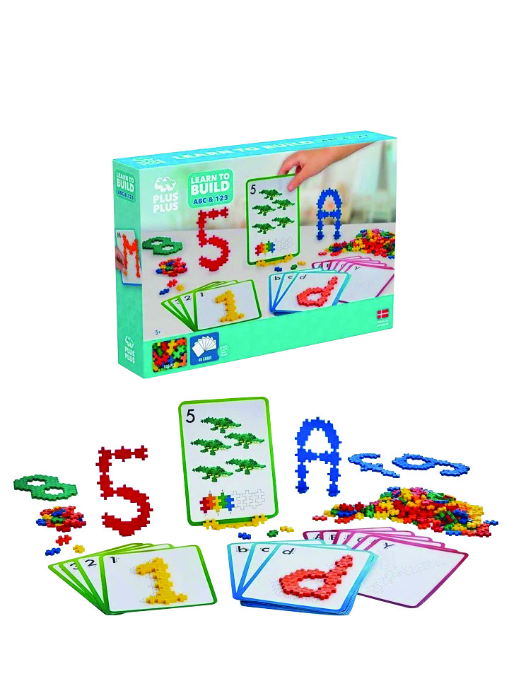 Plus Learn To Build ABC & 123 - (3909)