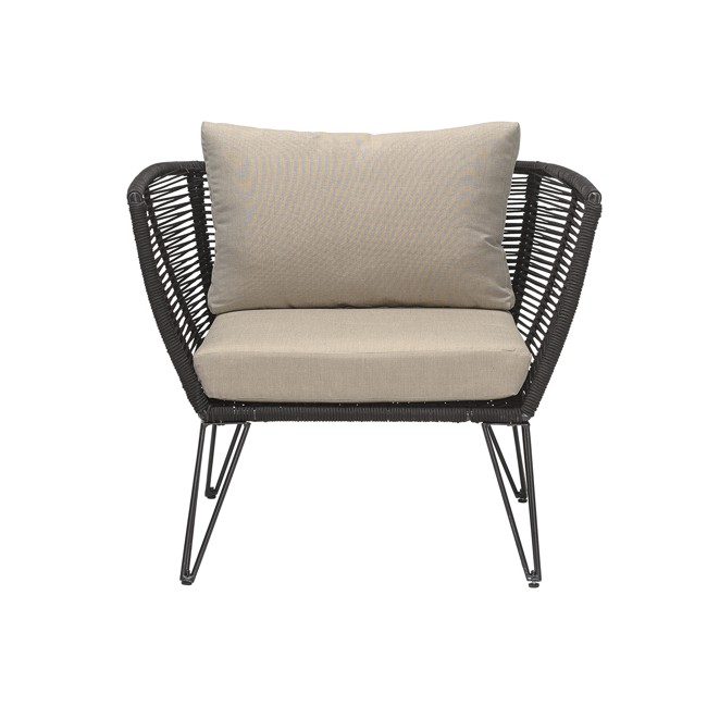 Bloomingville - Mundo lounge chair - Black (50255215)