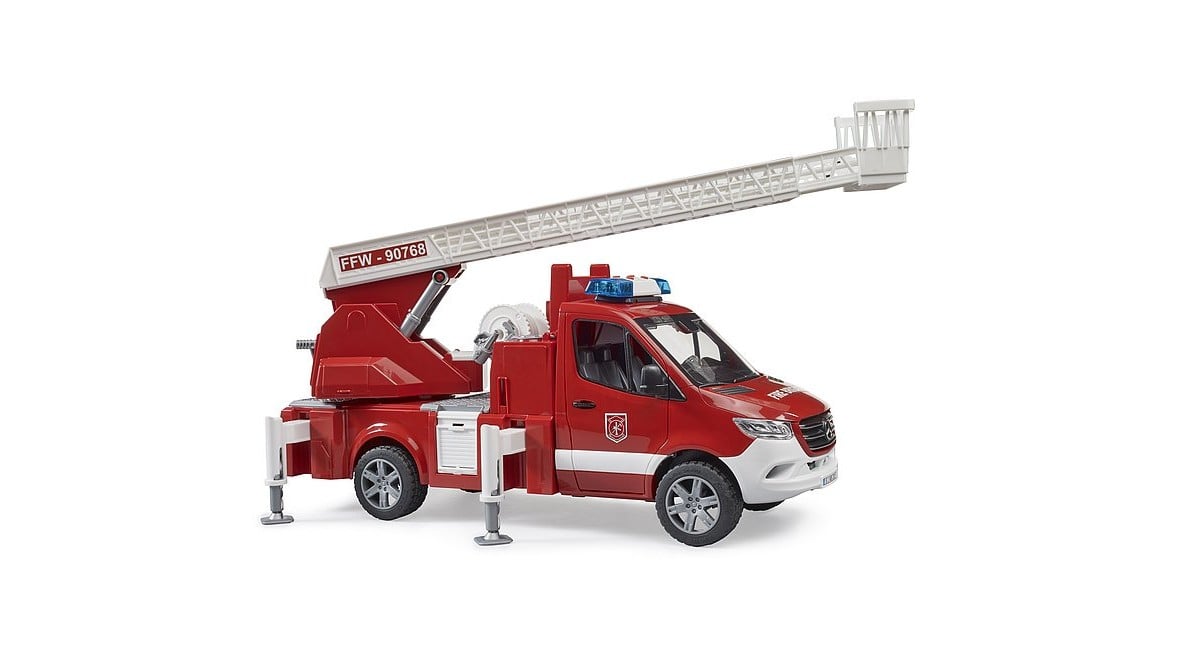 Bruder - MB Sprinter Fire Engine w/Ladder, Waterpump, Lights & Sound (02673)