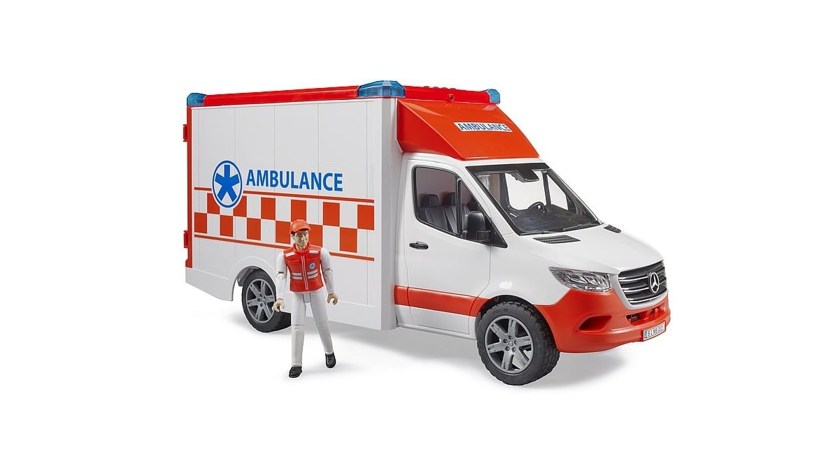 Bruder - MB Sprinter Ambulance med chauffør (02676)