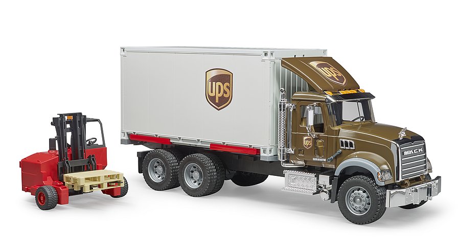 Bruder - MACK Granite UPS Truck w/Forklift (BR2828)